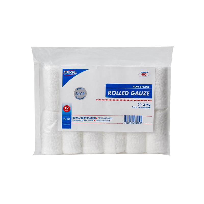 Dukal™ NonSterile Conforming Bandage, 3 Inch x 5 Yard, 1 Case of 96 (General Wound Care) - Img 2