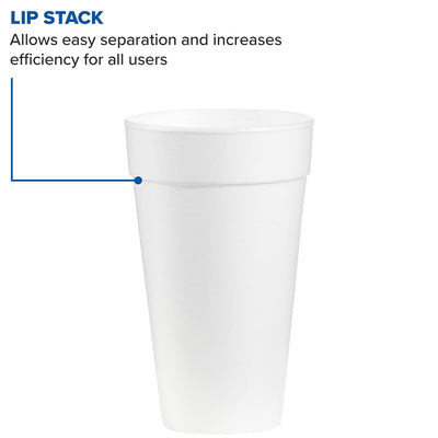 WinCup® Styrofoam Drinking Cup, 20 oz., 1 Case of 25 (Drinking Utensils) - Img 2