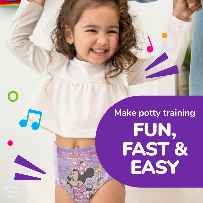 Huggies Pull-Ups® Learning Designs® for Girls Training Pants, 3T to 4T, 1 Case of 80 () - Img 5