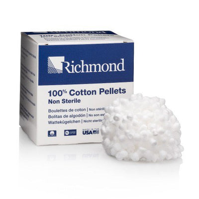 COTTON PELLET, N/S SZ# 4 1/8" (3000/BX 12BX/CS) (General Wound Care) - Img 1