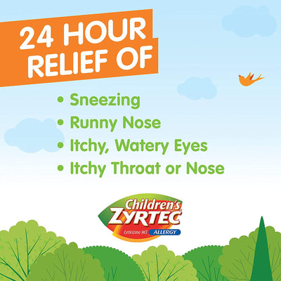 Children's Zyrtec Cetirizine Allergy Relief, 1 Each (Over the Counter) - Img 8