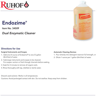 Endozime® Dual Enzymatic Instrument Detergent, 1 Case of 4 (Cleaners and Solutions) - Img 4