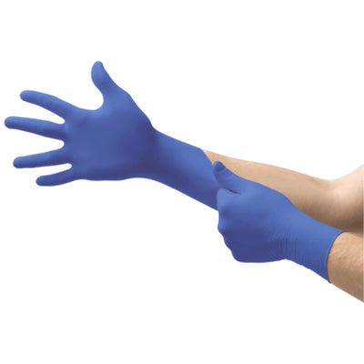 Micro-Touch® Micro-Thin Exam Glove, Small, Blue, 1 Case of 3000 () - Img 3