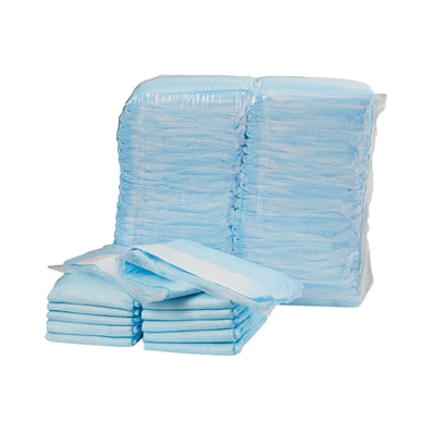 Simplicity Extra Underpad, Disposable, 23 X 24 Inch, Moderate Absorbency, Blue, 1 Case of 200 (Underpads) - Img 1