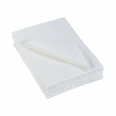 McKesson White Tissue/Poly Pillowcase, 21 x 30 Inch, 1 Case of 100 (Pillowcases) - Img 3