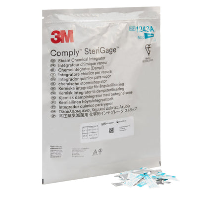 3M™ Comply™ SteriGage Chemical Integrator, Steam, 1 Case of 2 (Sterilization Indicators) - Img 1