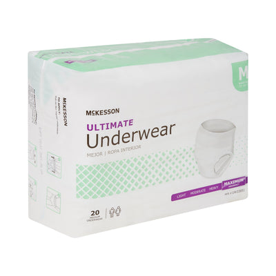 McKesson Ultimate Maximum Absorbent Underwear, Medium, 1 Bag of 20 () - Img 4