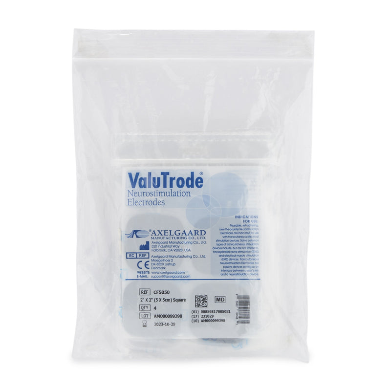 ValuTrode® Neurostimulation Electrode for TENS units, 2 x 2 Inch, 1 Case of 40 (Treatments) - Img 3