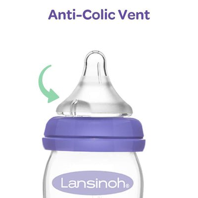 Lansinoh® Baby Bottle, 8 ounce, 1 Case of 4 (Feeding Supplies) - Img 5