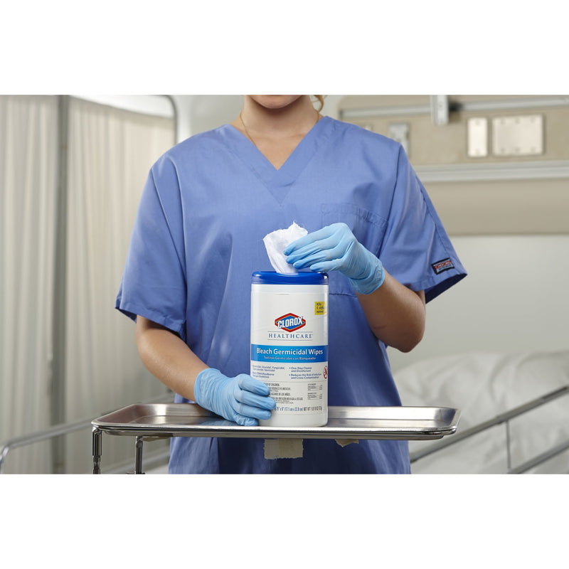 Clorox Healthcare® Surface Disinfectant Cleaner, 150 Wipes per Canister, 1 Pack (Cleaners and Disinfectants) - Img 7