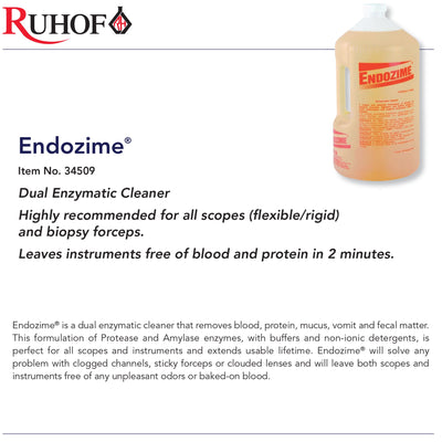 Endozime® Dual Enzymatic Instrument Detergent, 1 Case of 4 (Cleaners and Solutions) - Img 2