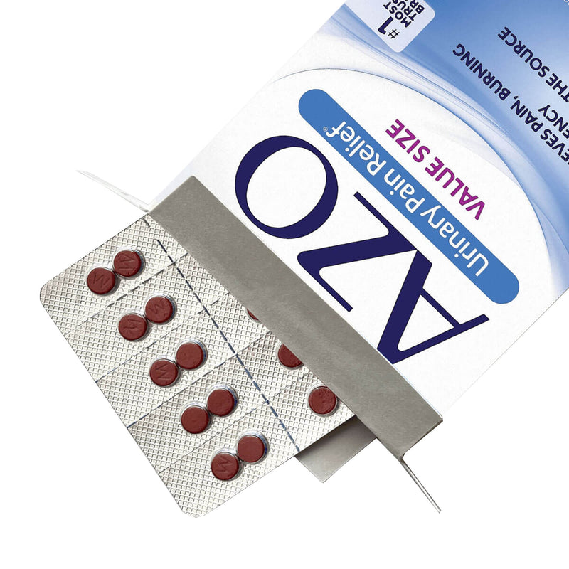 AZO® Phenazopyridine Urinary Pain Relief, 1 Box of 30 (Over the Counter) - Img 4