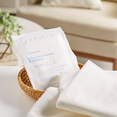 McKesson Sterile Trauma Dressing, 10 x 30 Inch, 1 Case of 50 (General Wound Care) - Img 7