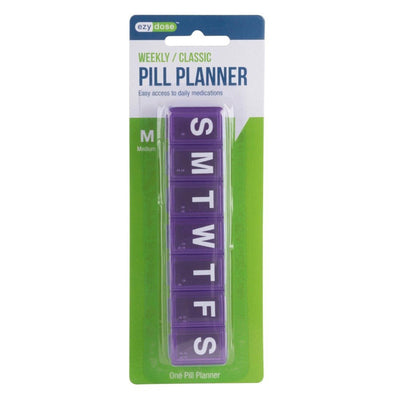 Apothecary Products® Weekly Pill Planner, 1 Pack of 6 (Pharmacy Supplies) - Img 1