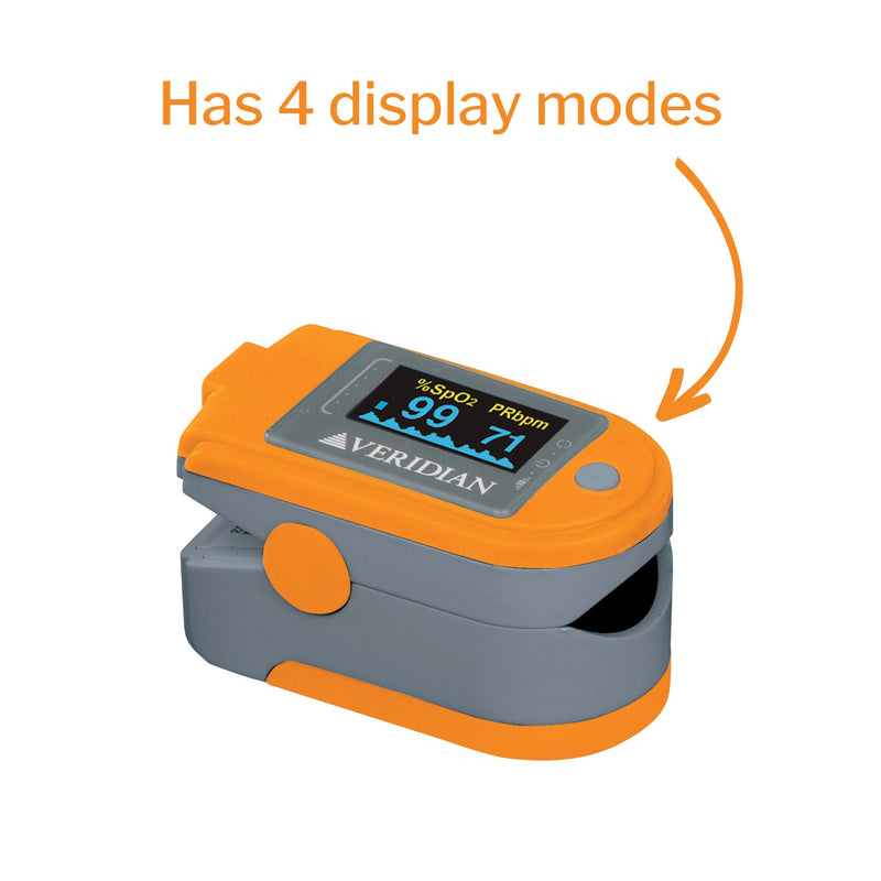 SmartHeart Fingertip Pulse Oximeter, Blood Oxygen Saturation Monitor, Premium, 1 Each (Oximetry) - Img 6