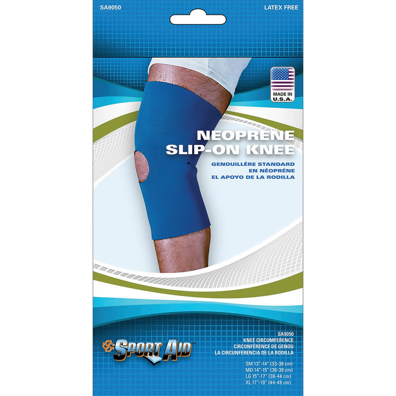 Sport Aid™ Knee Sleeve, Large, 1 Each (Immobilizers, Splints and Supports) - Img 1