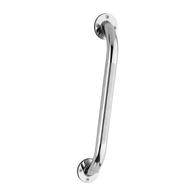 Carex® Wall Grab Bar, Chrome, 16 Inch, 1 Case of 6 (Safety and Grab Bars) - Img 1