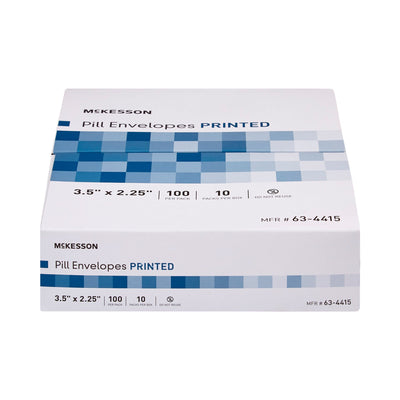 McKesson Pill Envelope, 3½ x 2¼ Inch, 1 Box of 10 (Office and Mailing Envelopes) - Img 2