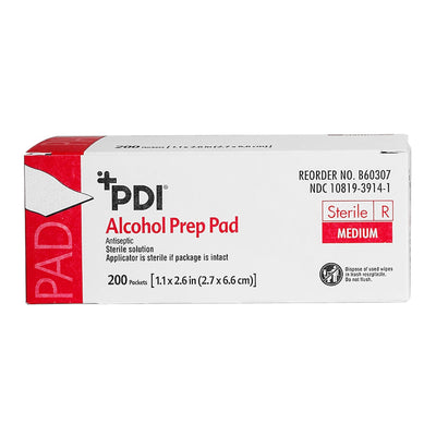 PDI® Alcohol Prep Pad, 2 x 2 Inch, 1 Each (Skin Care) - Img 3