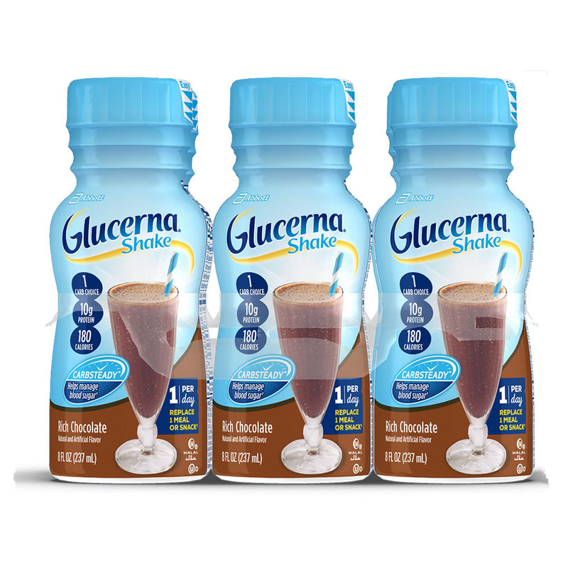 Glucerna® Shake Chocolate Oral Supplement, 8 oz. Bottle, 1 Each (Nutritionals) - Img 2