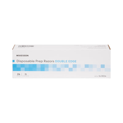 McKesson Single-Blade Razor, Double-Edged, Disposable, 1 Box of 24 (Hair Removal) - Img 6