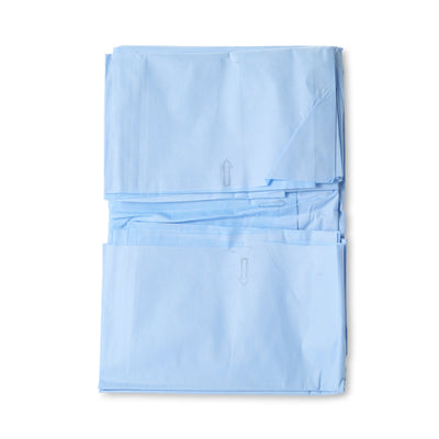 Halyard Sterile Split EENT Drape, 76 W x 124 L Inch, 1 Each (Procedure Drapes and Sheets) - Img 3