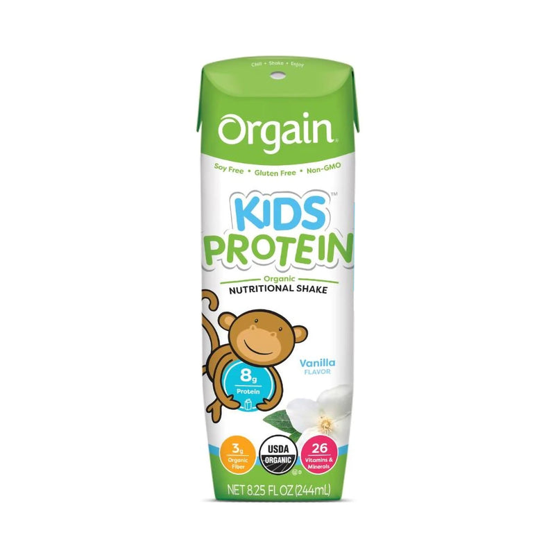Orgain® Kids® Protein Organic Vanilla Pediatric Oral Supplement, 8.25 oz. Carton, 1 Each () - Img 1