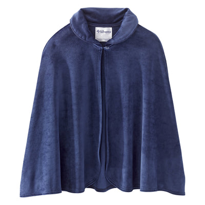 Silverts® Women's Easy On Cozy Sleep Cape, Navy Blue, 1 Each (Capes and Ponchos) - Img 1