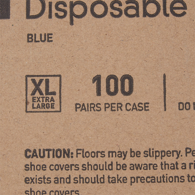 McKesson Blue Shoe Covers, Non-Skid, 100 Pairs/Box, X-Large, 1 Case of 100 (Shoe Covers) - Img 6