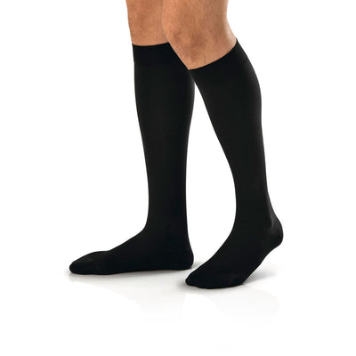 Jobst® Compression Knee-High Socks, Medium, Black, 1 Pair (Compression Garments) - Img 1