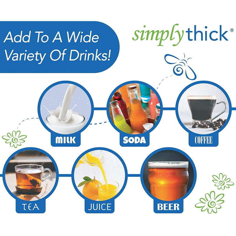 SimplyThick® Easy Mix™ Food and Beverage Thickener, Unflavored Gel, Honey Consistency, 1 Box of 25 (Nutritionals) - Img 2