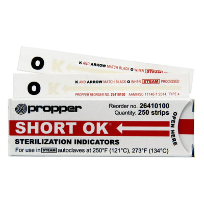 OK® Sterilization Chemical Indicator Strip, 1 Box of 250 (Sterilization Indicators) - Img 1