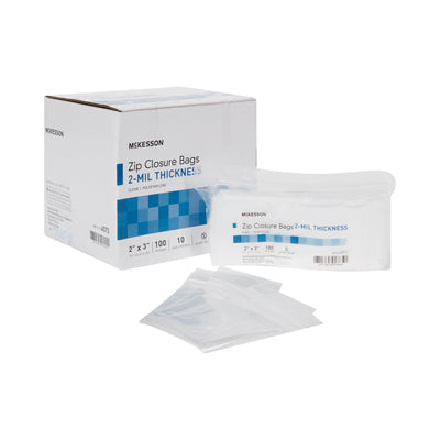 McKesson Zip Closure Bag, 2 x 3 in., 1 Bag (Bags) - Img 1