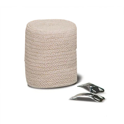 REB® LF Clip Detached Closure Elastic Bandage, 2 Inch x 5 Yard, 1 Pack of 10 (General Wound Care) - Img 1