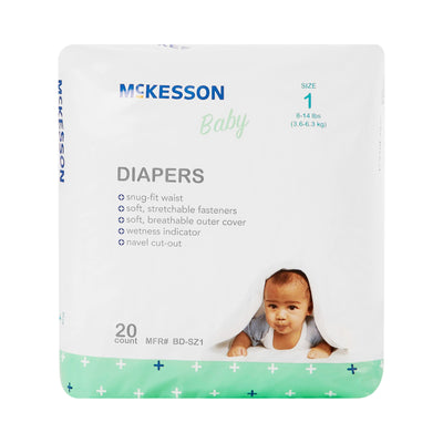 McKesson Baby Diapers, Size 1, 1 Bag () - Img 5