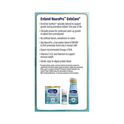 Enfamil® NeuroPro™ EnfaCare® Ready to Use Infant Formula, 2-ounce Bottle, 1 Case of 48 () - Img 4