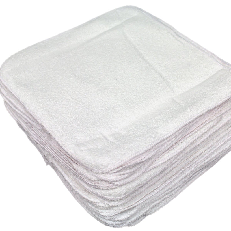 Olympic Elegance White Washcloth, 12 x 12 Inch, 1 Case of 300 (Washcloths) - Img 2