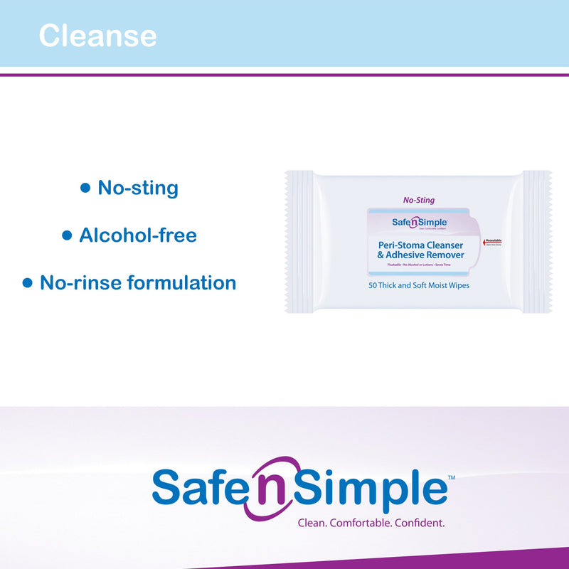 Safe n Simple Adhesive Remover Wipes, 1 Case of 600 (General Wound Care) - Img 8