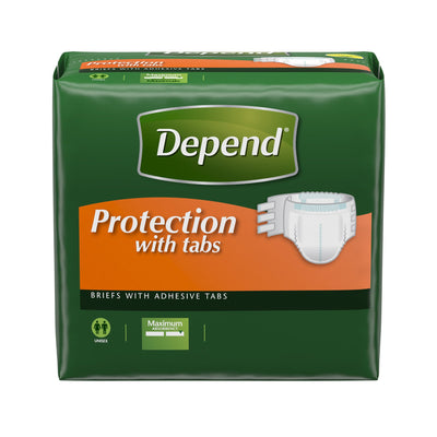 Depend® Maximum Incontinence Brief, Large, 1 Pack of 16 () - Img 1