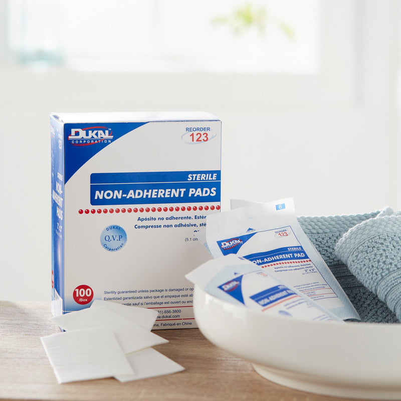 Dukal™ Non-Adherent Dressing, 2 x 3 Inch, 1 Box of 100 (General Wound Care) - Img 5