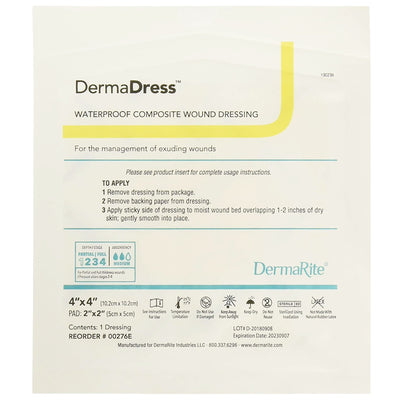 DermaDress™ Composite Dressing, 4 x 4 Inch, 1 Each () - Img 3