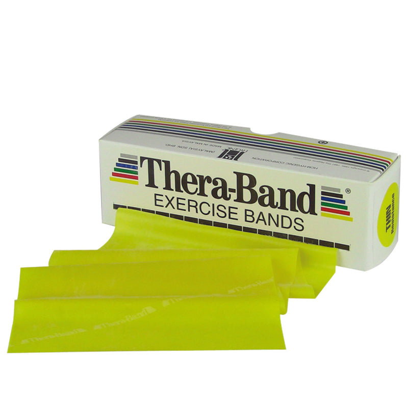 TheraBand® Exercise Resistance Band, Yellow, 5 Inch x 6 Yard, X-Light Resistance, 1 Each (Exercise Equipment) - Img 1