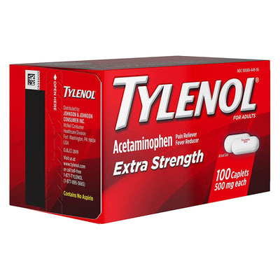 Tylenol® Extra Strength Acetaminophen Pain Relief, 1 Bottle (Over the Counter) - Img 2