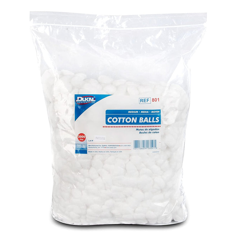 Dukal Medium Cotton Ball, 1 Bag (General Wound Care) - Img 2