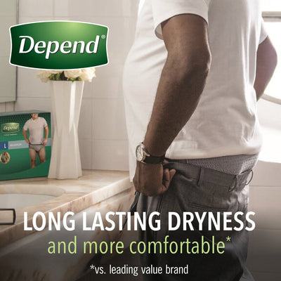 Depend® FIT-FLEX® Male Absorbent Underwear, X-Large, 1 Pack of 26 () - Img 9