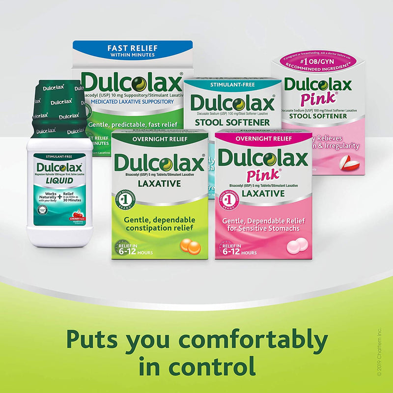 Dulcolax® Bisacodyl USP Laxative, 1 Bottle (Over the Counter) - Img 2