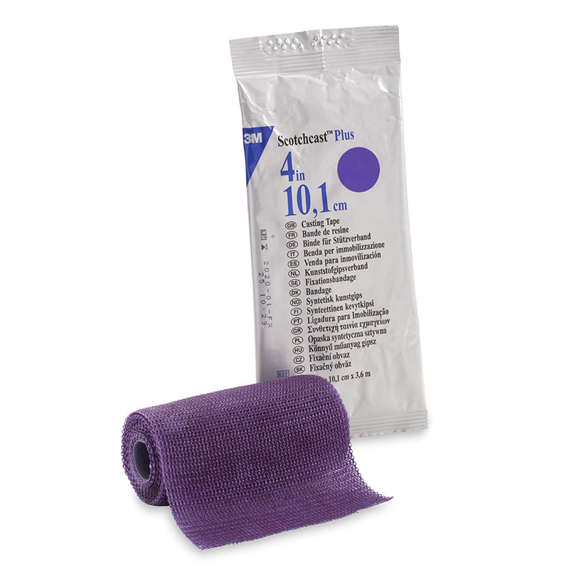 3M™ Scotchcast™ Plus Purple Cast Tape, 4 Inch x 4 Yard, 1 Each (Casting) - Img 1