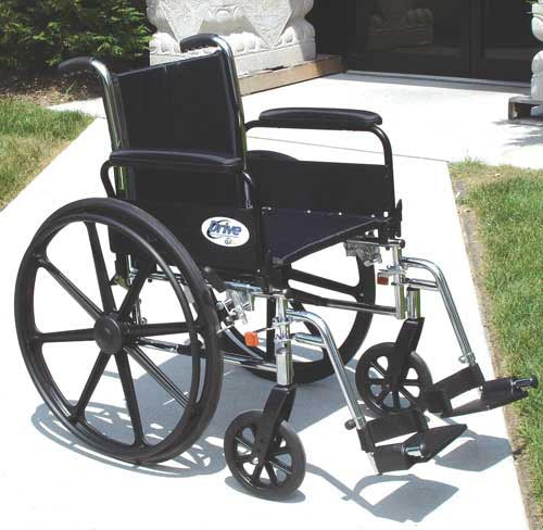K3 Wheelchair Ltwt 16  w/DFA & ELR&