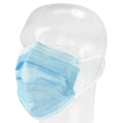 FluidGard® 160 Anti-Fog Procedure Mask, Blue Diamond, 1 Case of 500 (Masks) - Img 1