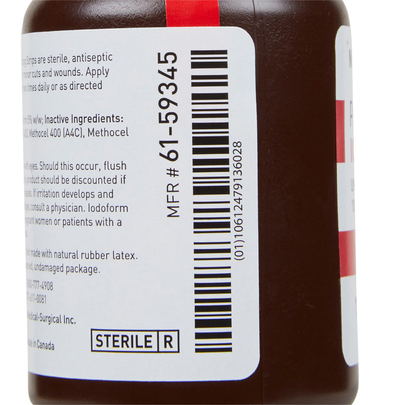 McKesson Iodoform Wound Packing Strip, 1 Inch x 5 Yard, 1 Bottle (Advanced Wound Care) - Img 6